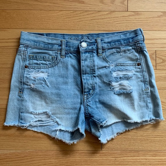 American Eagle AEO Denim Light Wash Shorts - Picture 5 of 5